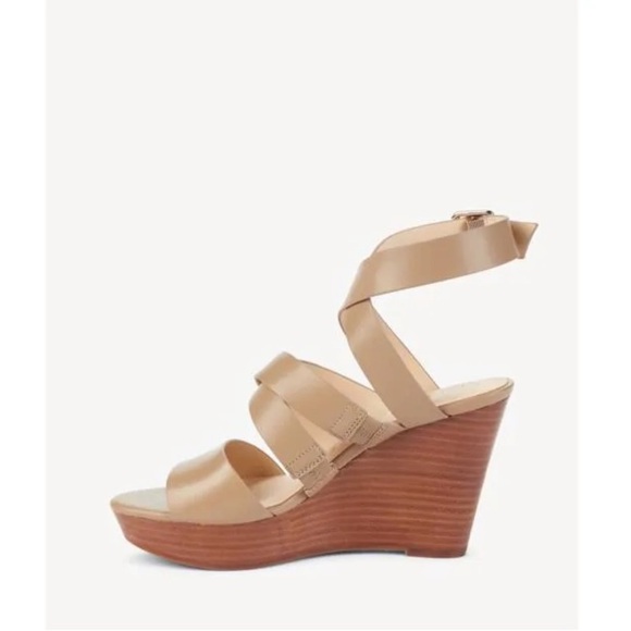 Sole Society Pippy Wedge Strappy Sandals 10 - Picture 3 of 9